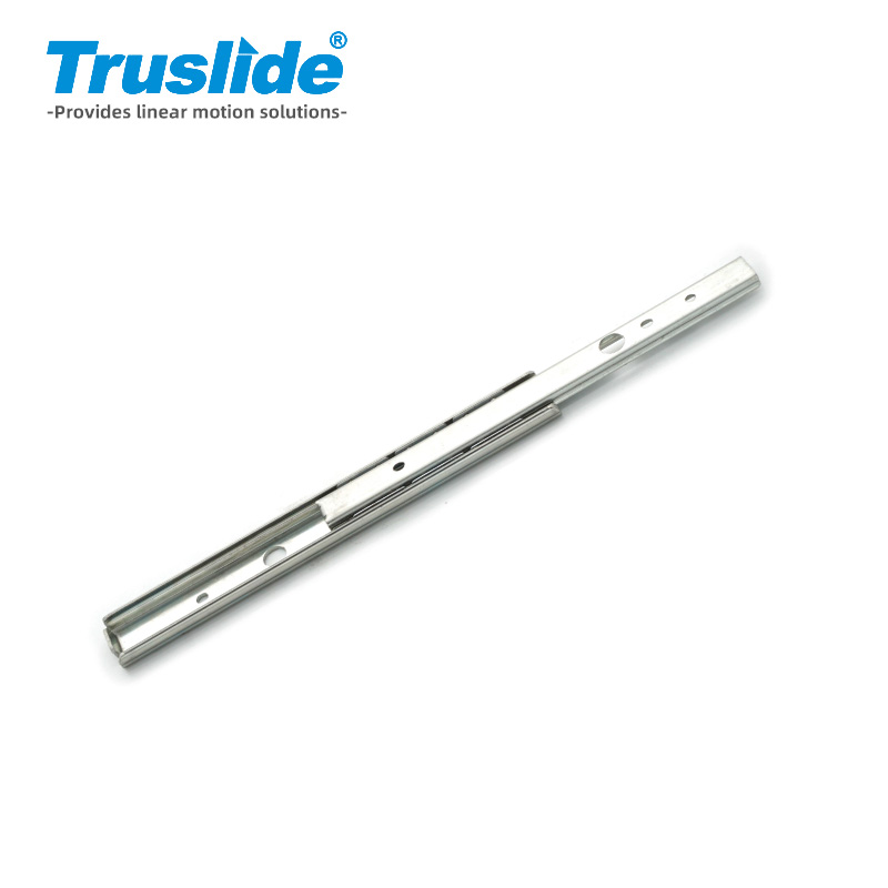 冷轧钢材质8mm厚20mm宽带锁轻载滑轨 最大承载15KG 用于医疗 抽屉  用于办公设备，工业电子设备，医疗设备和汽车部分