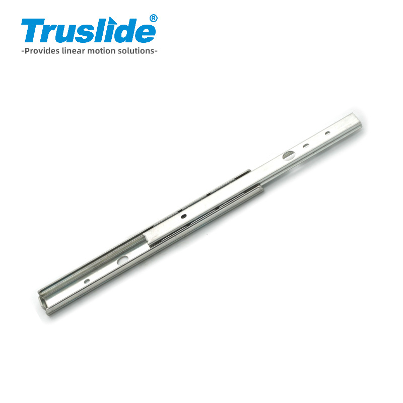 冷轧钢材质8mm厚20mm宽轻载滑轨 最大承载15KG 用于医疗 抽屉 用于办公设备，工业电子设备，医疗设备和汽车部分