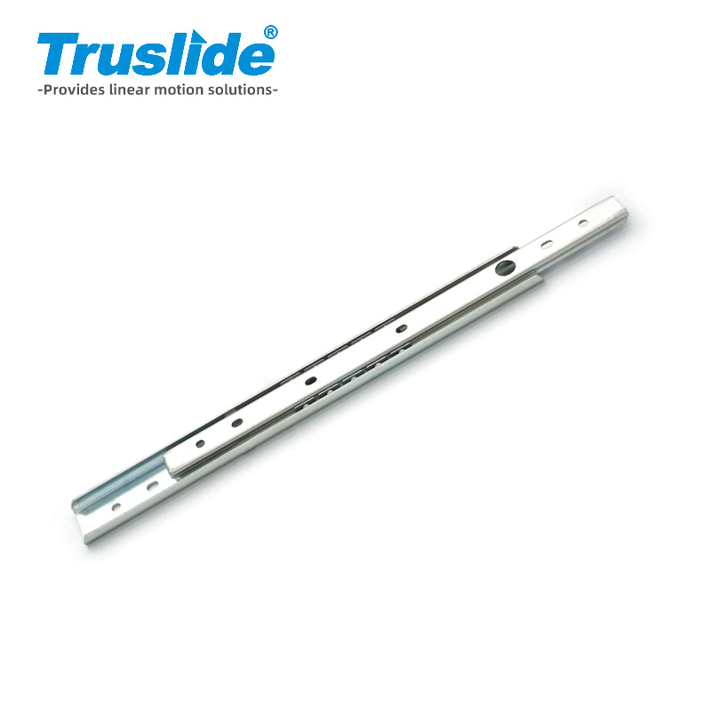 冷轧钢304材质9.6mm厚27mm宽轻载滑轨最大承载35KG 用于办公设备，工业电子设备，医疗设备和汽车部分