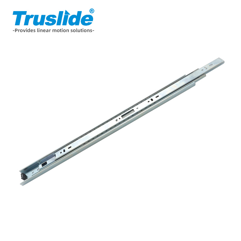 冷轧钢材质12.7mm厚45mm宽轻载滑轨最大承载45KG 用于办公设备，工业电子设备，医疗设备和汽车部分