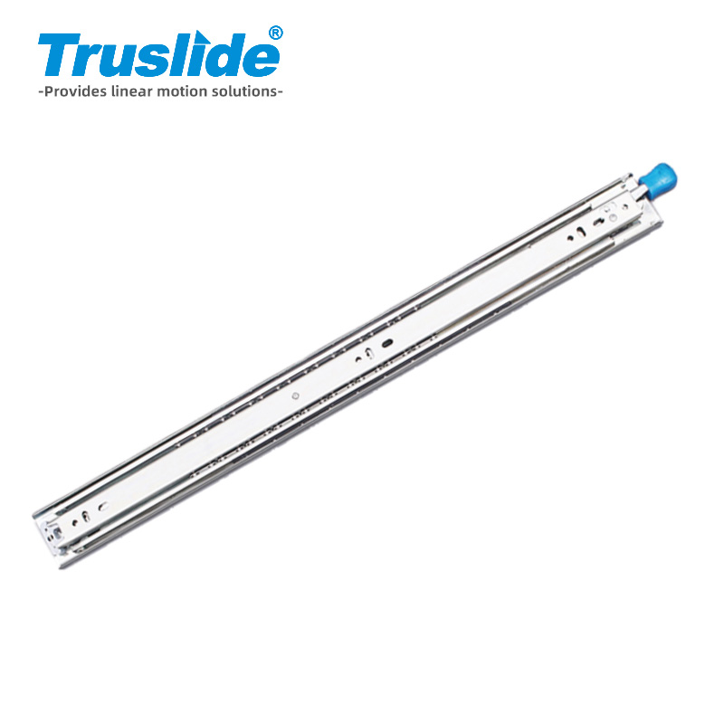 冷轧钢材质12.7mm厚51mm宽带锁中载滑轨最大承载68KG 用于办公设备，工业电子设备，医疗设备和汽车部分