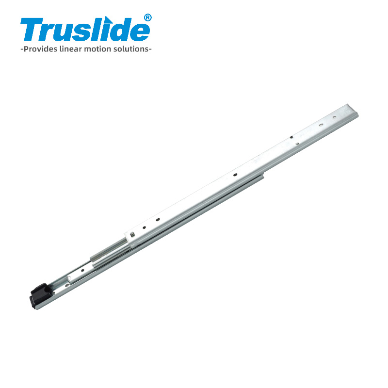 冷轧钢材质16mm厚20mm宽带锁轻载滑轨 最大承载25KG 用于办公设备，工业电子设备，医疗设备和汽车部分