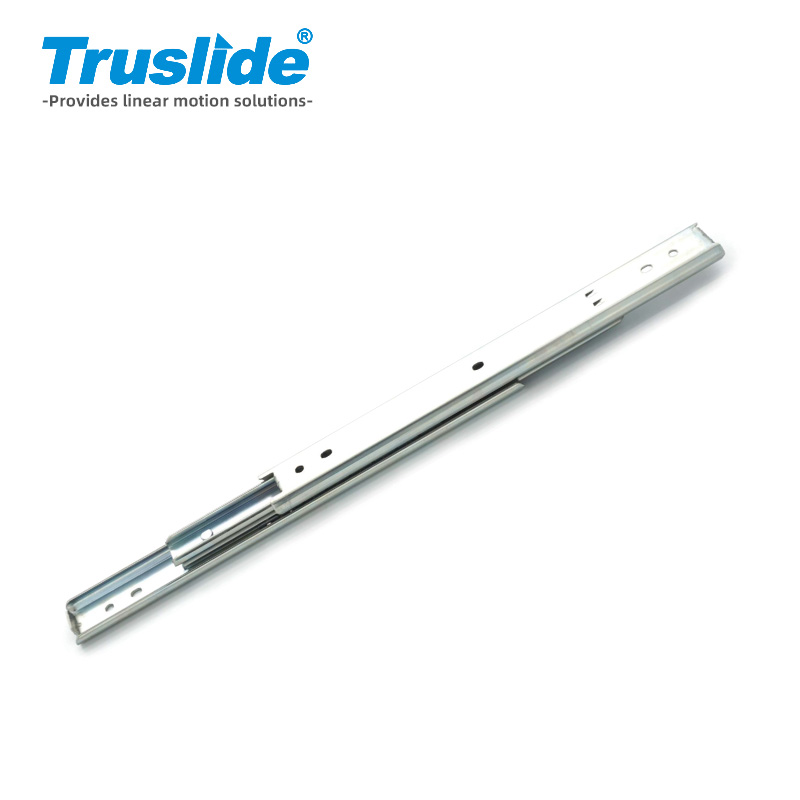 冷轧钢304材质19mm厚27mm宽轻载滑轨最大承载35KG 用于办公设备，工业电子设备，医疗设备和汽车部分