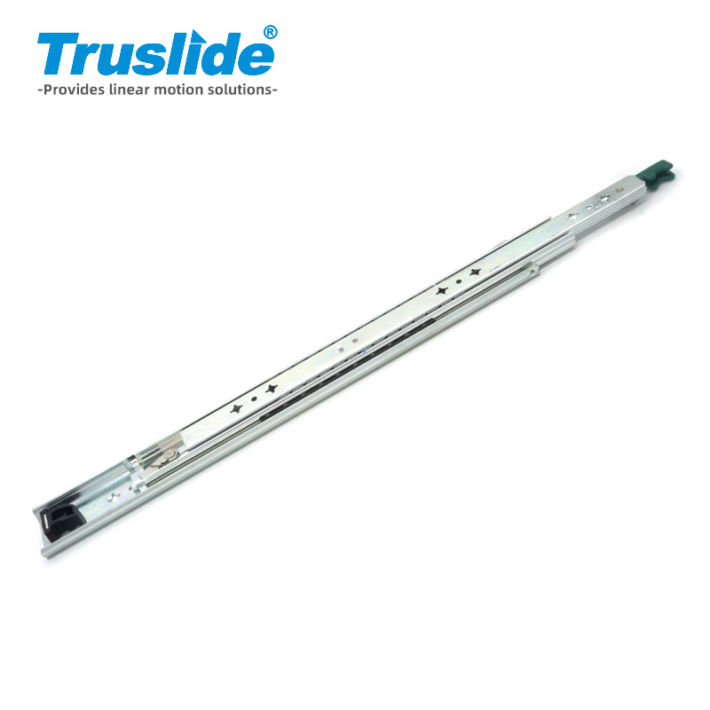 冷轧钢材质19mm厚53mm宽带锁重载滑轨最大承载120KG 用于办公设备，工业电子设备，医疗设备和汽车部分